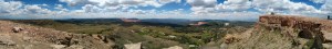 Panorama from the top of Brian Head, Utah. Summer 2014. Author's collection.